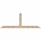 Ekena Millwork Portland Smooth Timber Gable Bracket, Douglas Fir, 96"W x 36"H x 5 1/2"D x 5 1/2"F, 9/12 Pitch GBW096X36X0606POR00SDF - alternate 1
